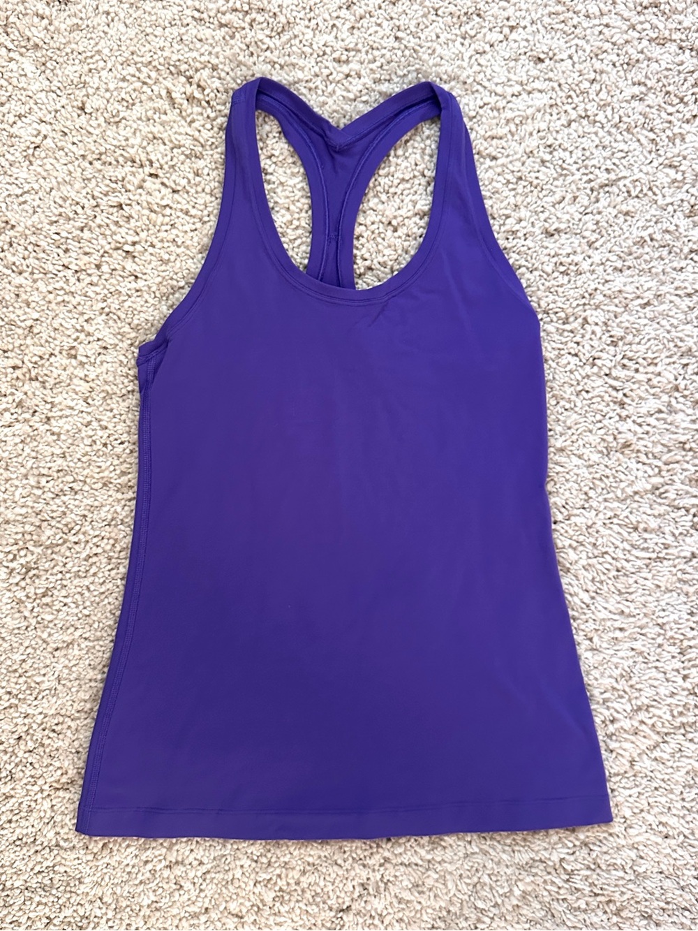 LULULEMON 6 Fitted Purple Women's Racerback Tank Top